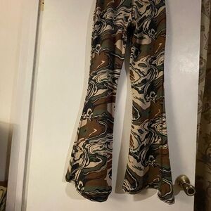 Stylish Camouflage Flared Pants
